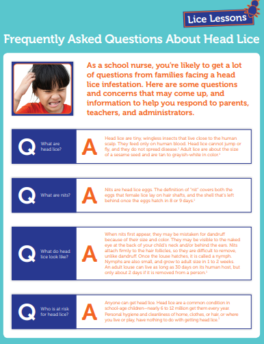 FAQ about Lice